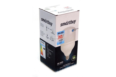 Купить Лампа светодиодная Smartbuy LED HP-30W/6500/E27 фото №2