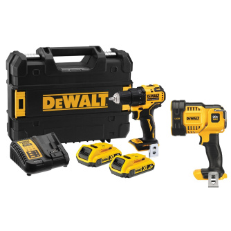 Купить Дрель аккумуляторная DEWALT  DCD 708 D2T + Фонарь DCL 043 фото №1