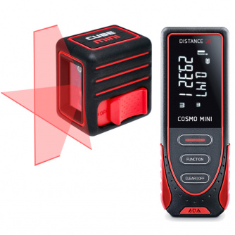 Купить Набор ADA: Лазерный уровень CUBE MINI BASIC EDITION (А00461) + дальномер COSMO mini (А00410) А00585 фото №1