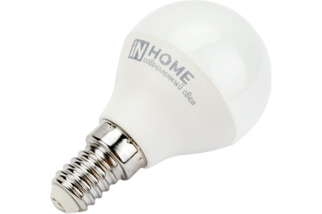 Купить Лампа светодиодная IN HOME LED-ШАР-VC 6Вт 230В Е14 4000К 480Лм фото №10